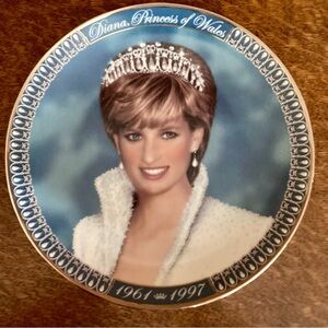 Princess Diana Commemorative Plate